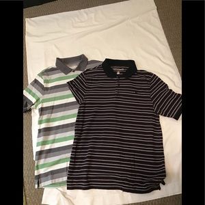 2 Mens Denver Hayes golf shirts